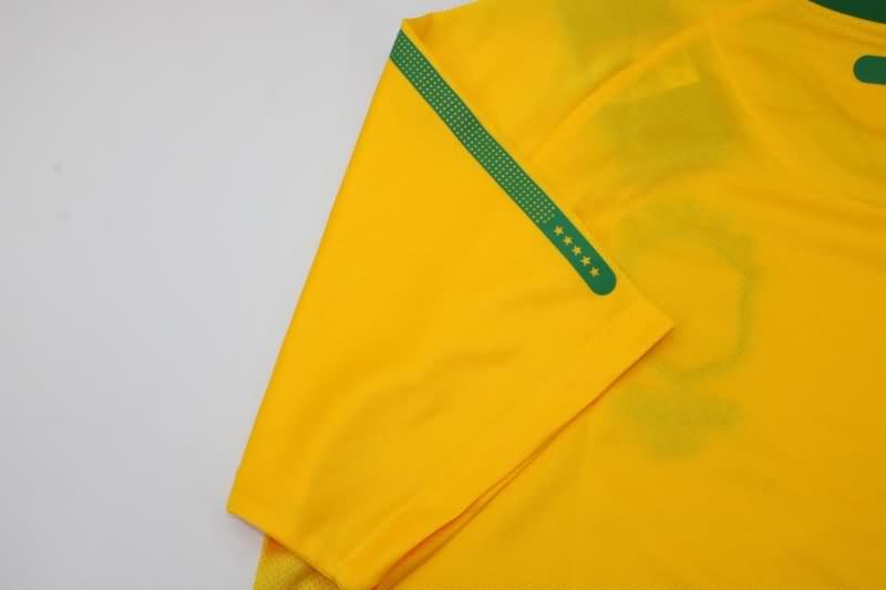 AAA(Thailand) Brazil 2010 Home Retro Soccer Jersey