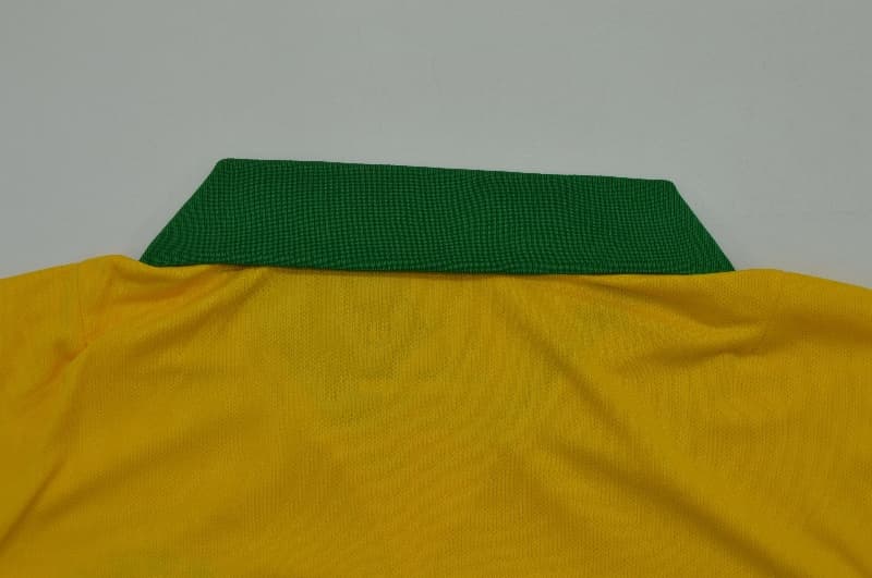 AAA(Thailand) Brazil 2013 Home Retro Soccer Jersey