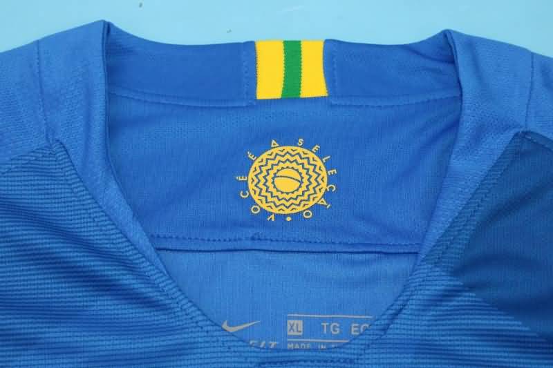 AAA(Thailand) Brazil 2018 Retro Away Soccer Jersey