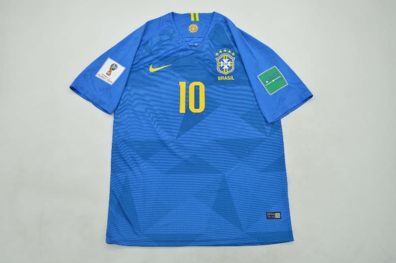 AAA(Thailand) Brazil 2018 Retro Away Soccer Jersey