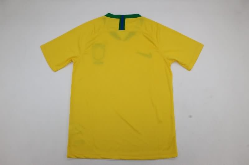 AAA(Thailand) Brazil 2018 Retro Home Soccer Jersey