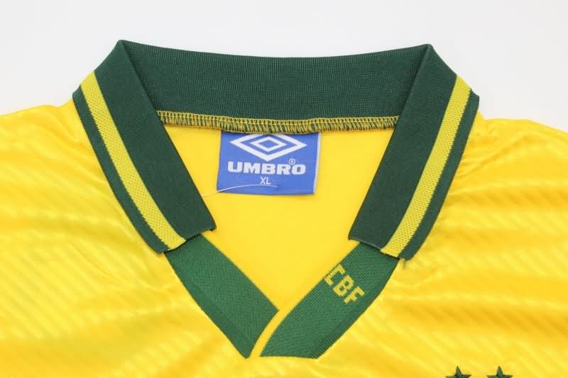 AAA(Thailand) Brazil 1994/95 Retro Home Soccer Jersey