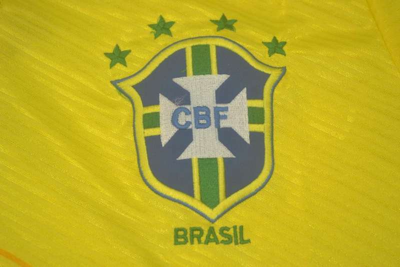 AAA(Thailand) Brazil 1994/95 Retro Home Soccer Jersey