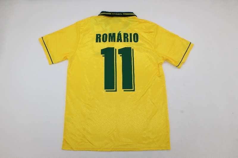 AAA(Thailand) Brazil 1994/95 Retro Home Soccer Jersey