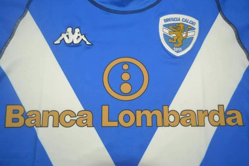 AAA(Thailand) Brescia 2003/04 Home Retro Soccer Jersey(L/S)