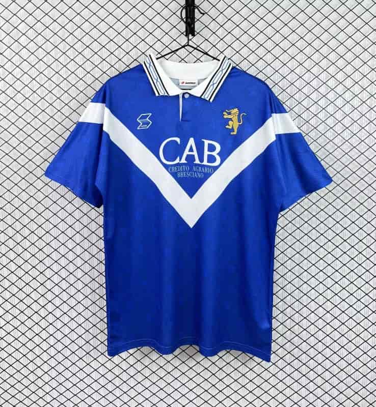 AAA(Thailand) Brescia 1994/95 Home Retro Soccer Jersey AAA(Thailand) Brescia 1994/95 Home Retro Soccer Jersey