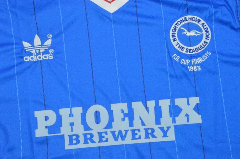AAA(Thailand) Brighton 1983/84 Home Retro Soccer Jersey
