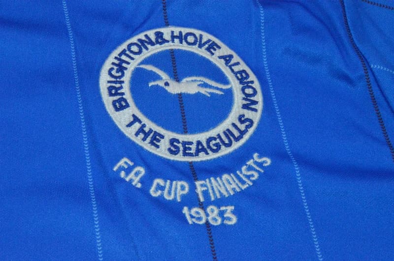 AAA(Thailand) Brighton 1983/84 Home Retro Soccer Jersey