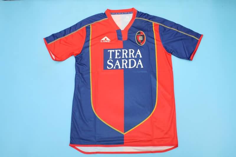 AAA(Thailand) Cagliari 2003/04 Home Retro Soccer Jersey