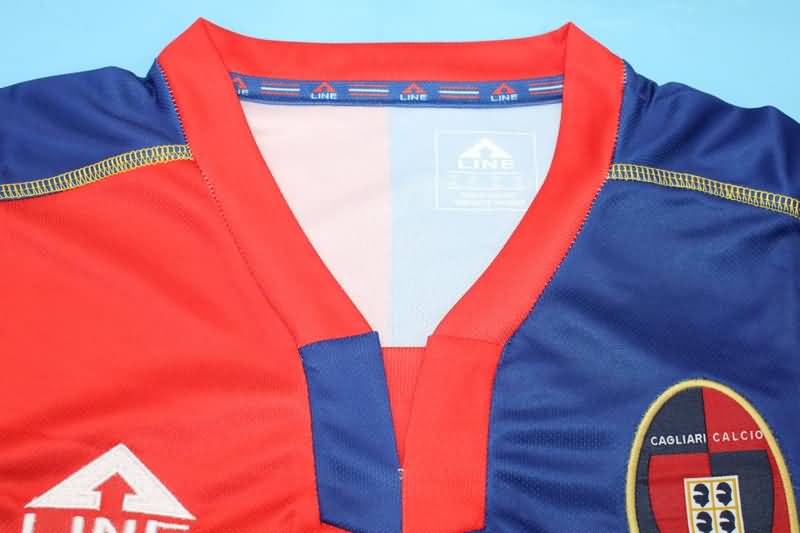 AAA(Thailand) Cagliari 2003/04 Home Retro Soccer Jersey