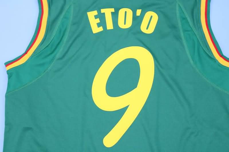 AAA(Thailand) Cameroon 2002 Home Retro Soccer Jersey