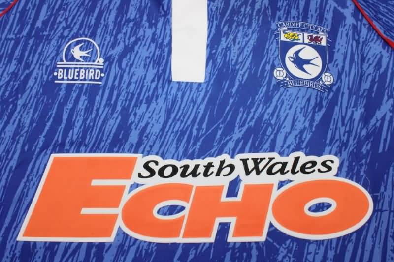 AAA(Thailand) Cardiff City 1992/93 Home Retro Soccer Jersey