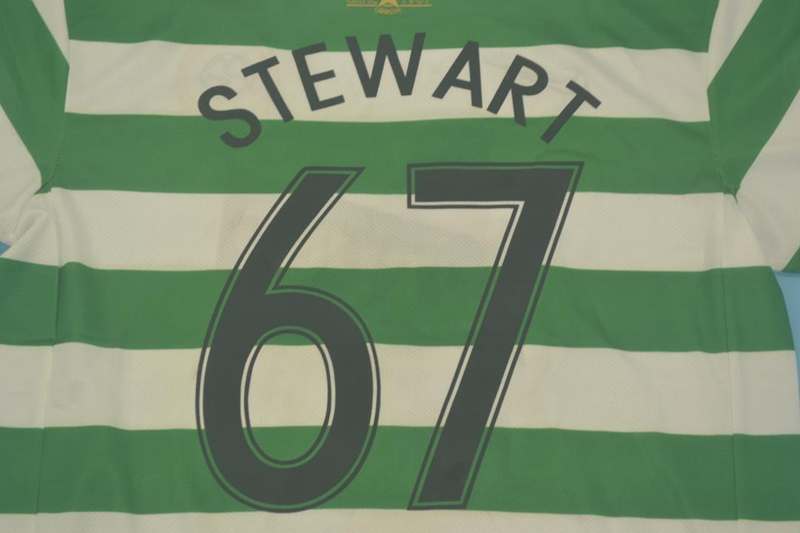 AAA(Thailand) Celtic 2007/08 Home Retro Soccer Jersey