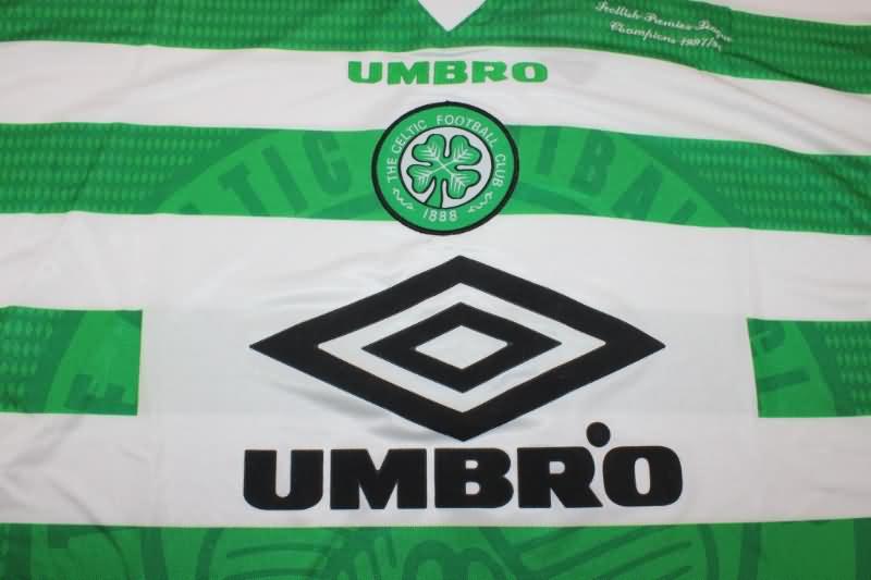 AAA(Thailand) Celtic 1998 Home Retro Soccer Jersey