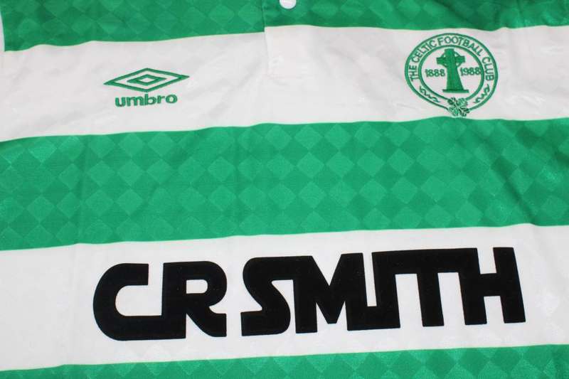 AAA(Thailand) Celtic 1987/89 Home Retro Soccer Jersey (L/S)