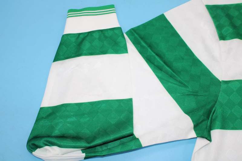 AAA(Thailand) Celtic 1987/89 Home Retro Soccer Jersey (L/S)