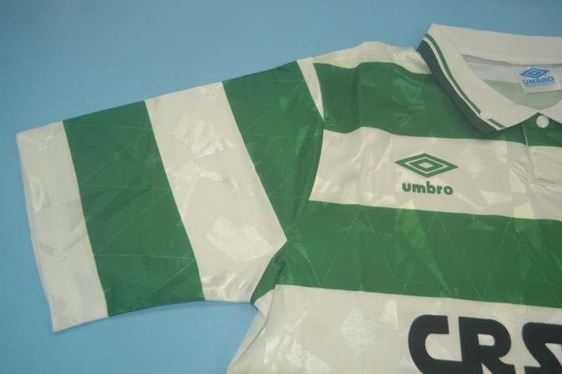 AAA(Thailand) Celtic 1989/91 Home Retro Soccer Jersey