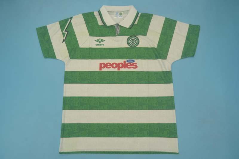 AAA(Thailand) Celtic 1991/92 Home Retro Soccer Jersey