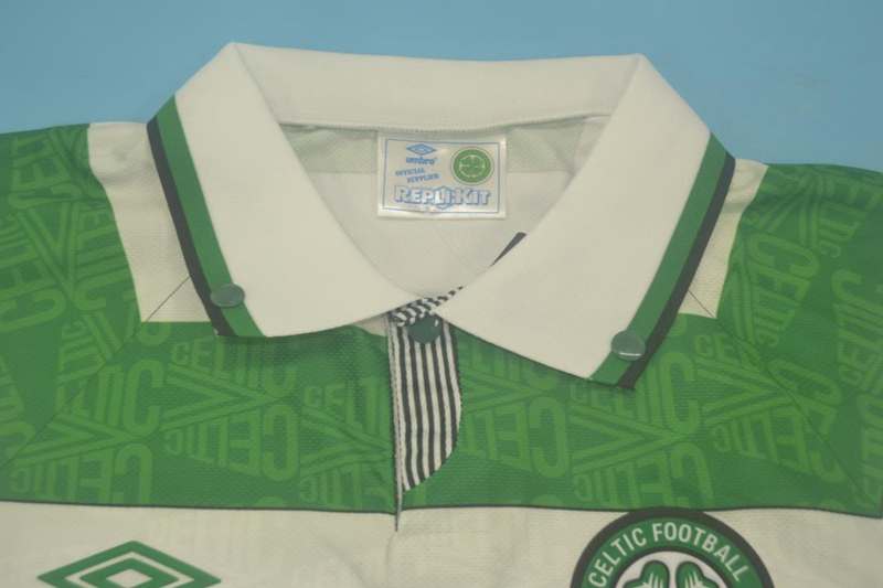 AAA(Thailand) Celtic 1991/92 Home Retro Soccer Jersey