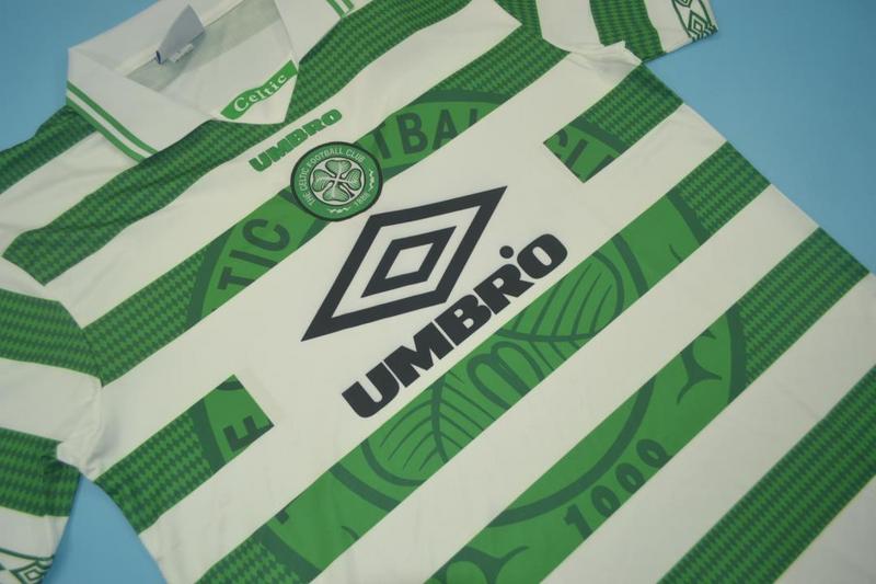 AAA(Thailand) Celtic 1997/99 Home Retro Soccer Jersey