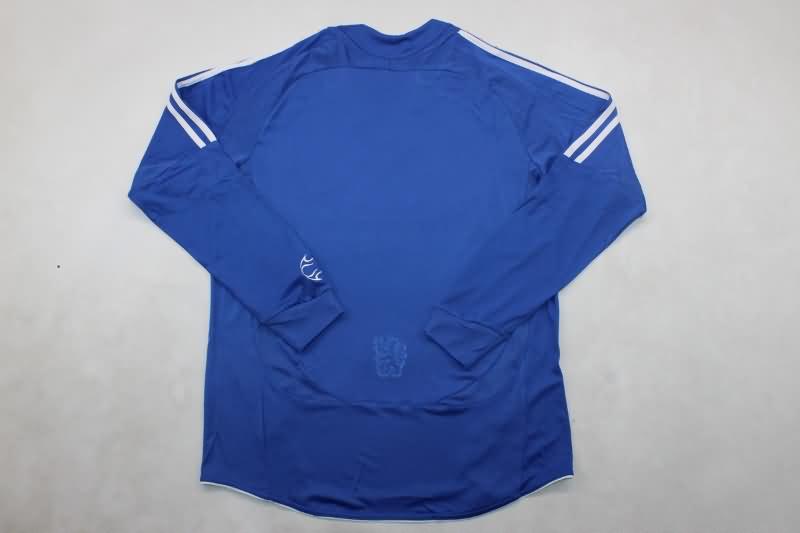 AAA(Thailand) Chelsea 2006/07 Home Long Sleeve Retro Soccer Jersey