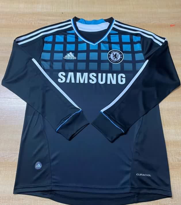 AAA(Thailand) Chelsea 2011/12 Away Retro Long Sleeve Soccer Jersey