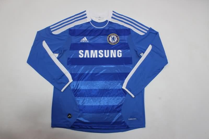 AAA(Thailand) Chelsea 2011/12 Home UCL Final Retro Jersey(L/S)