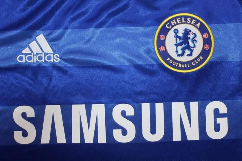 AAA(Thailand) Chelsea 2011/12 Home UCL Final Retro Jersey(L/S)