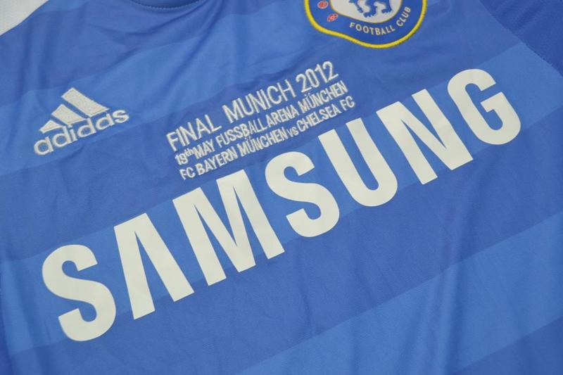 AAA(Thailand) Chelsea 2011/12 Home UCL Final Retro Jersey(L/S)