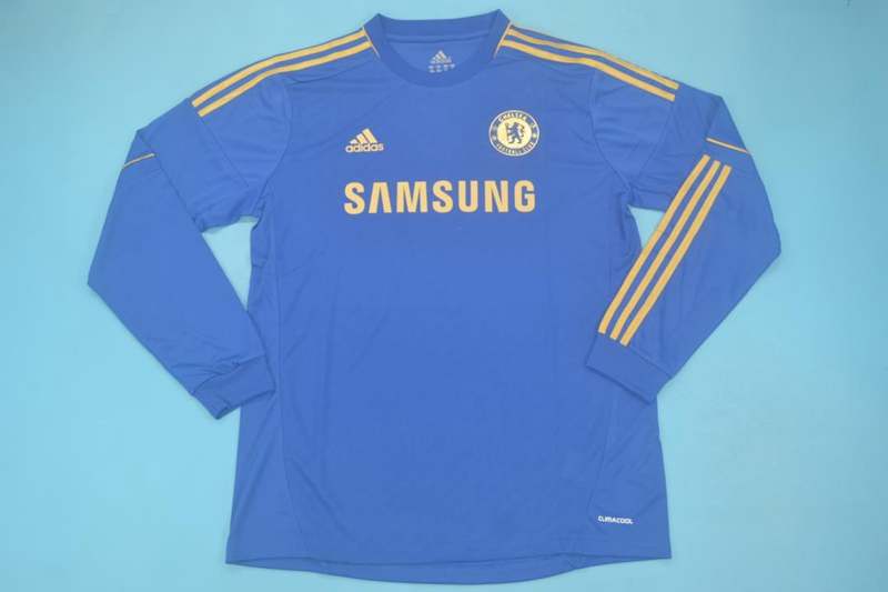 AAA(Thailand) Chelsea 2012/13 Home Retro Soccer Jersey(L/S)