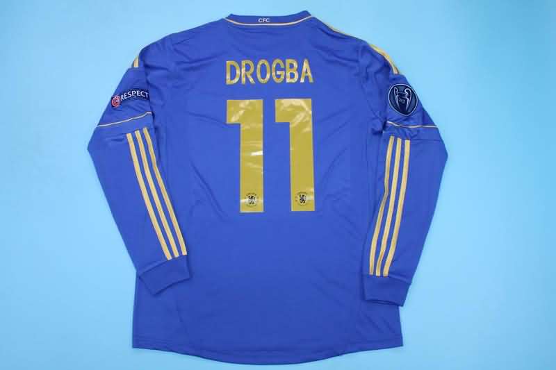 AAA(Thailand) Chelsea 2012/13 Home Retro Soccer Jersey(L/S)