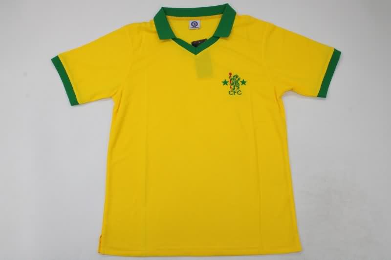 AAA(Thailand) Chelsea 1980 Yellow Retro Soccer Jersey