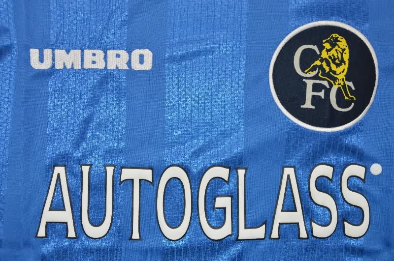 AAA(Thailand) Chelsea 1997/99 Home Long Sleeve Retro Soccer Jersey