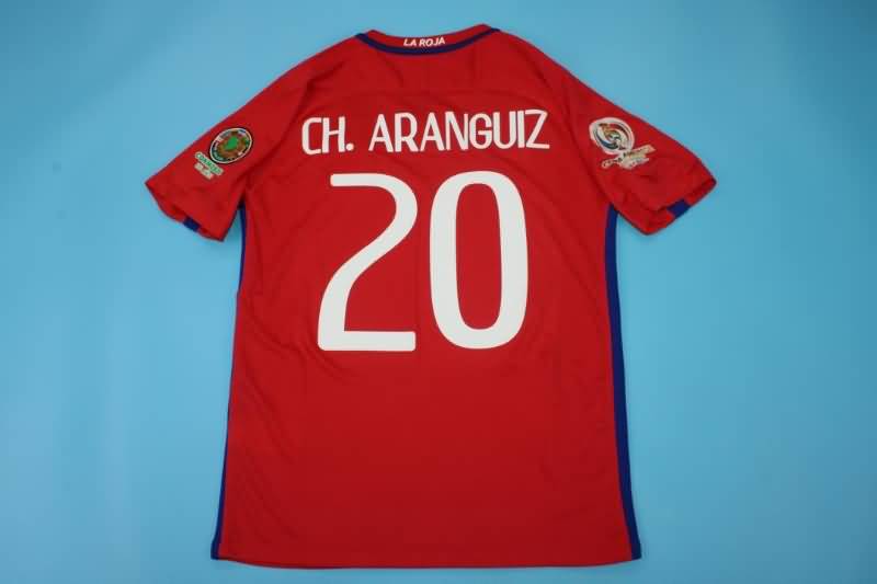 AAA(Thailand) Chile 2016/17 Home Retro Soccer Jersey