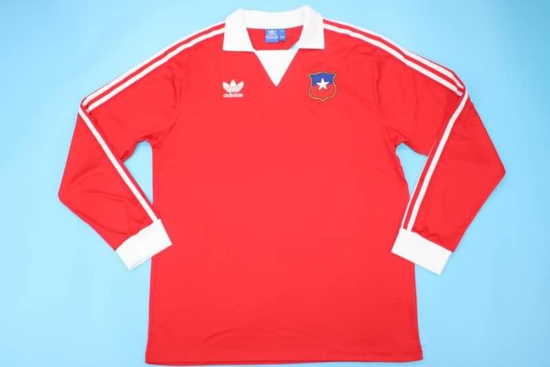 AAA(Thailand) Chile 1982 Home Long Slevee Retro Soccer Jersey