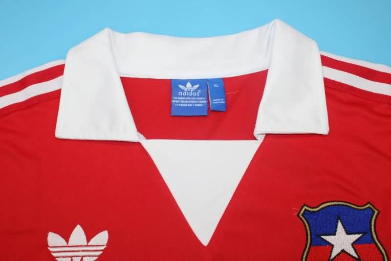 AAA(Thailand) Chile 1982 Home Long Slevee Retro Soccer Jersey