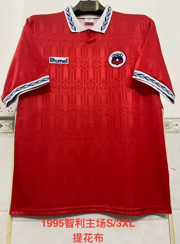 AAA(Thailand) Chile 1995 Home Retro Soccer Jersey