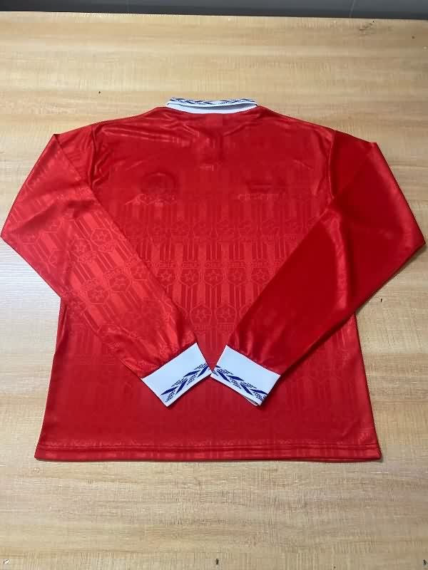 AAA(Thailand) Chile 1995 Home Long Sleeve Retro Soccer Jersey