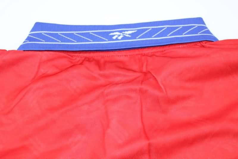 AAA(Thailand) Chile 1998 Home Long Slevee Retro Soccer Jersey