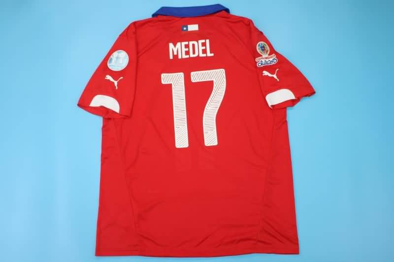 AAA(Thailand) Chile 2014 Home Retro Soccer Jersey