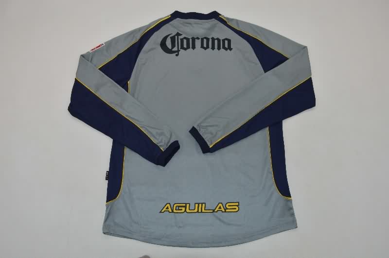 AAA(Thailand) Club America 2001/02 Third Long Sleeve Retro Soccer Jersey