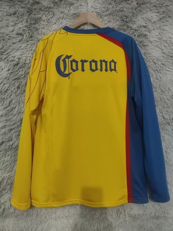 AAA(Thailand) Club America 2007/08 Home Retro Long Sleeve Soccer Jersey