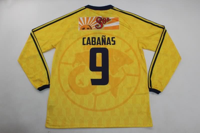 AAA(Thailand) Club America 1998/99 Home Long Sleeve Retro Soccer Jersey