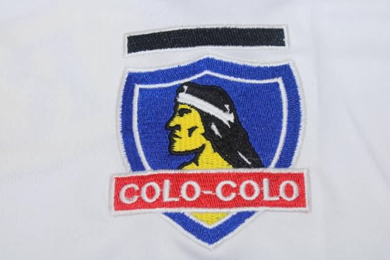 AAA(Thailand) Colo Colo 2006 Home Long Sleeve Retro Soccer Jersey