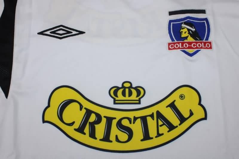 AAA(Thailand) Colo Colo 2006 Home Long Sleeve Retro Soccer Jersey