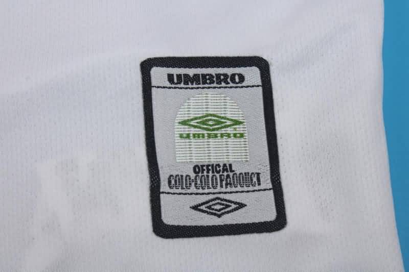 AAA(Thailand) Colo Colo 2006 Home Long Sleeve Retro Soccer Jersey