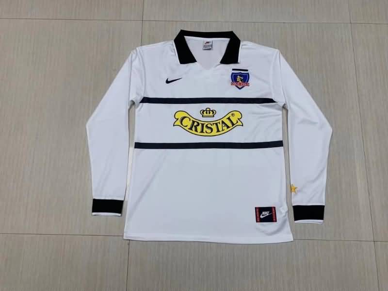 AAA(Thailand) Colo Colo 1996/97 Home Retro Long Sleeve Soccer Jersey