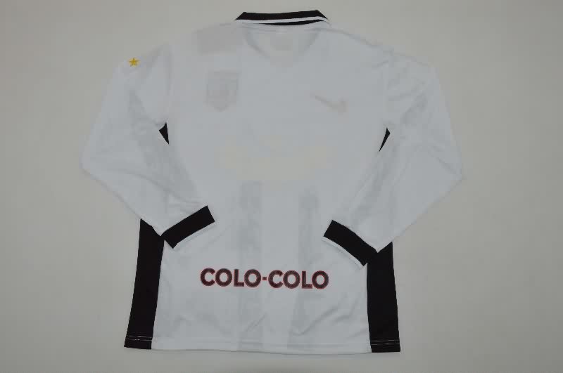 AAA(Thailand) Colo Colo 1997/98 Home Retro Long Sleeve Soccer Jersey