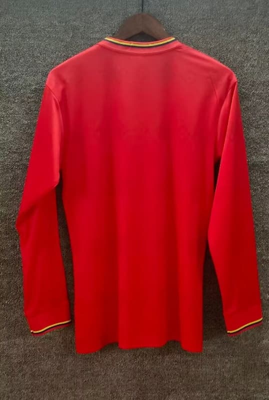 AAA(Thailand) Colombia 1990 Away Retro Long Sleeve Soccer Jersey