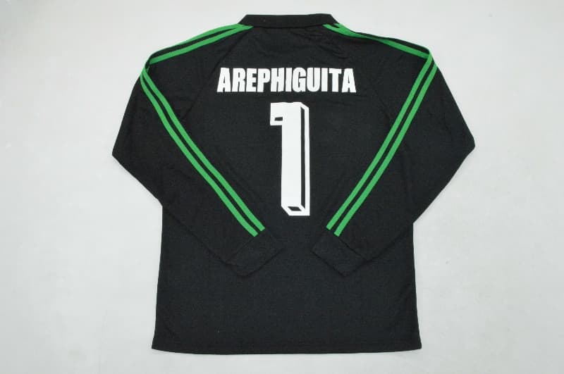 AAA(Thailand) Colombia 1990 Goalkeeper Retro Long Sleeve Soccer Jersey